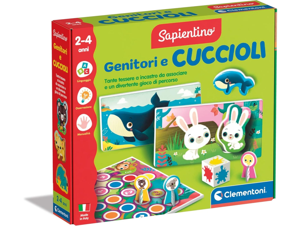 Giochi Sapientino Genitori E Cuccioli - Clementoni