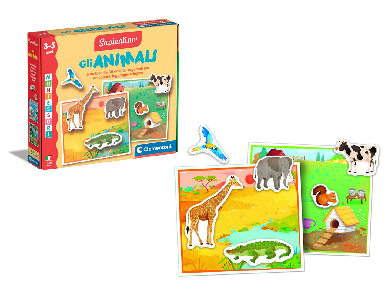 Giochi Sapientino Montessori Animali - Clementoni