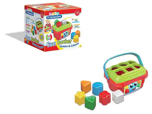 Clementoni Secchiello Forme e Colori Gioco per Bambini