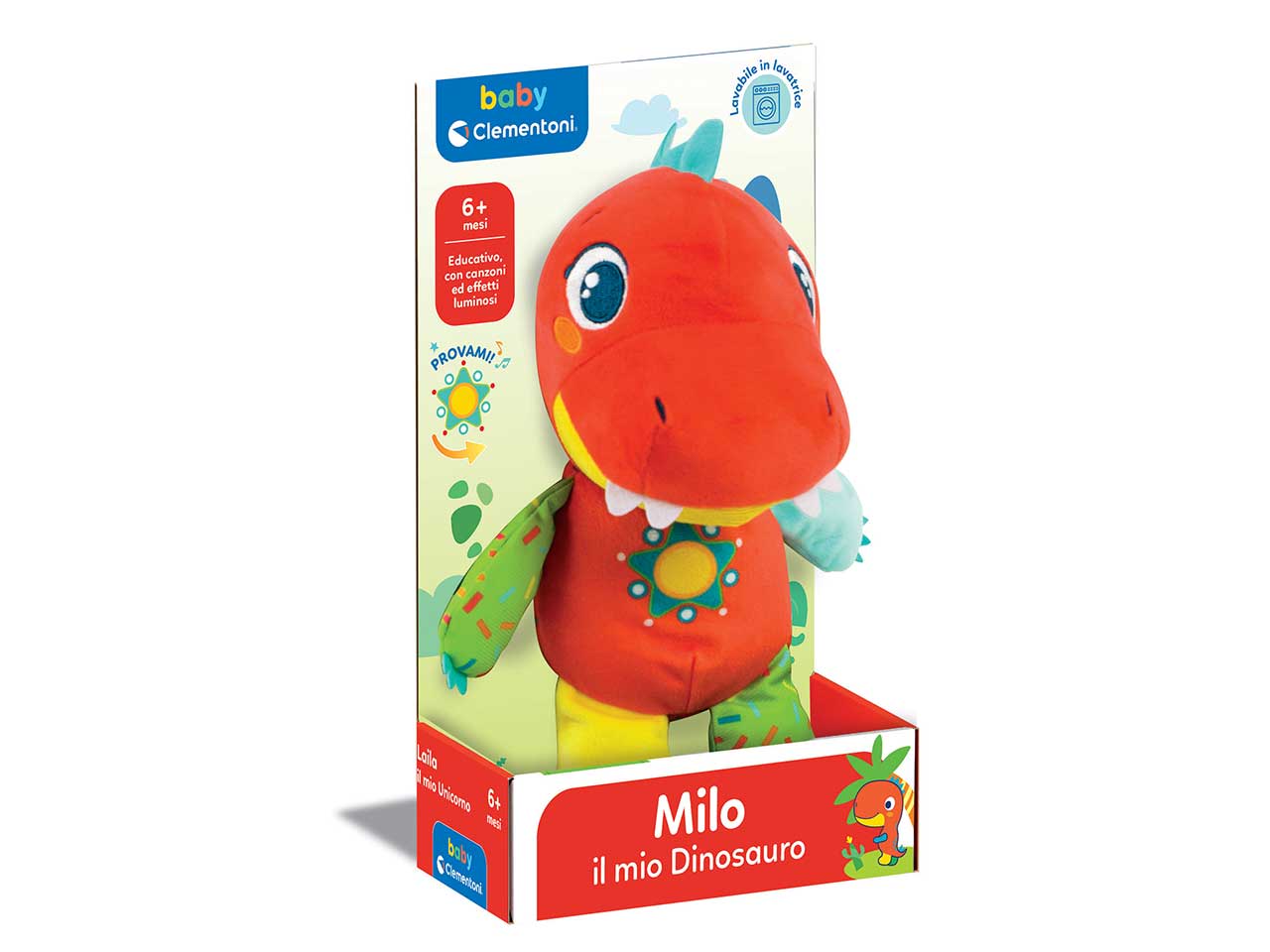 Milo Il Mio Dinosauro Peluche Interattivo - Clementoni