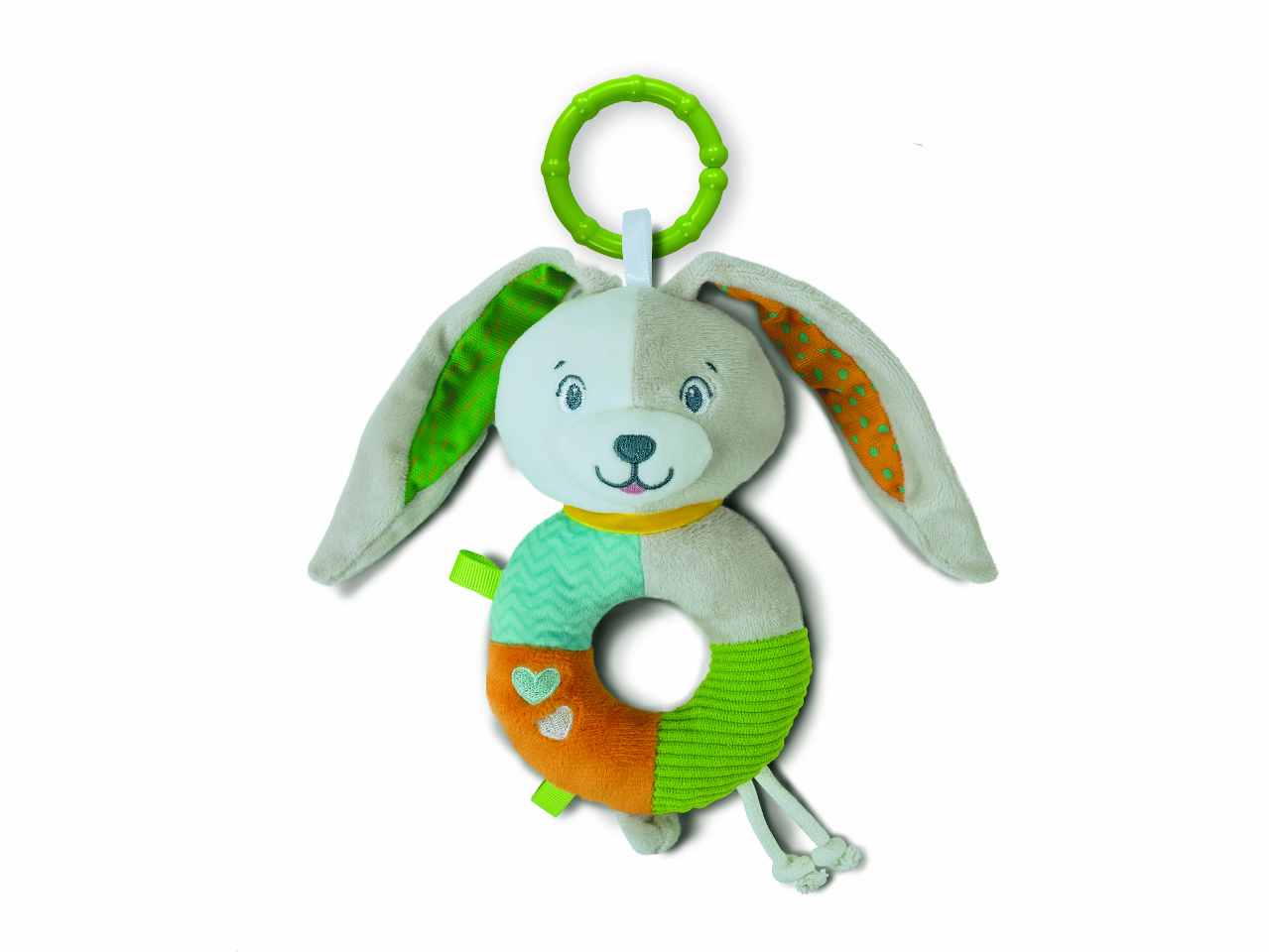 Lovely Bunny Soft Rattle Sonaglio Gioco Morbido Peluche - Clementoni