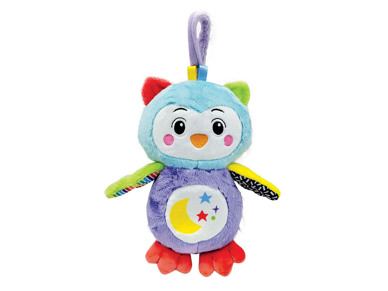 Clementoni Good Night Owl Peluche Interattivo Luci e Suoni Neonato