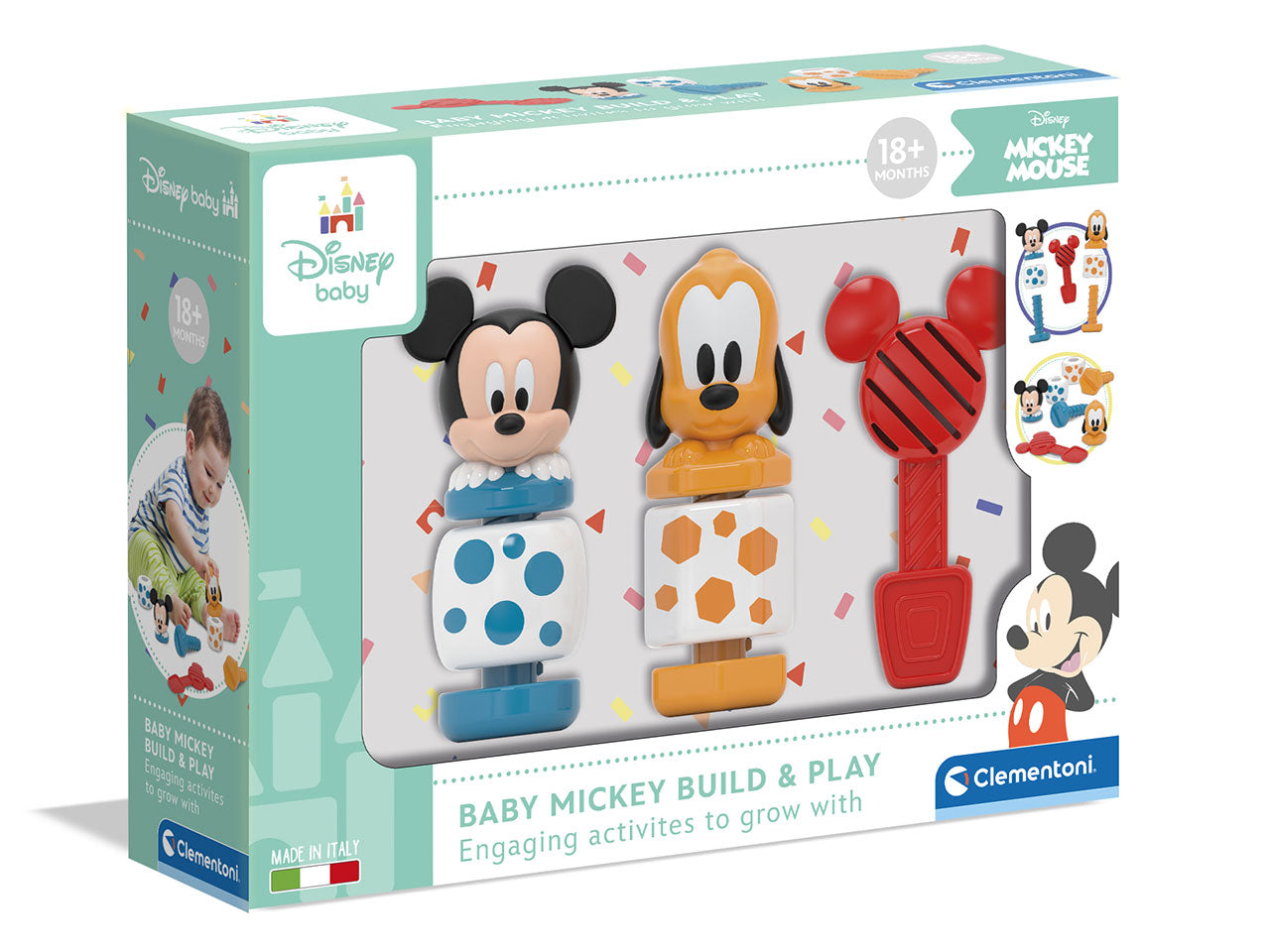 Disney Baby Mickey Costruisci E Gioca Incastri - Clementoni