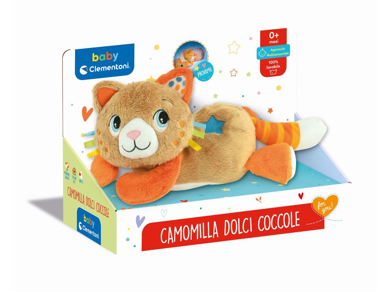 Roby Ron Ron Gatto Peluche Interattivo vibrante musicale - Clementoni