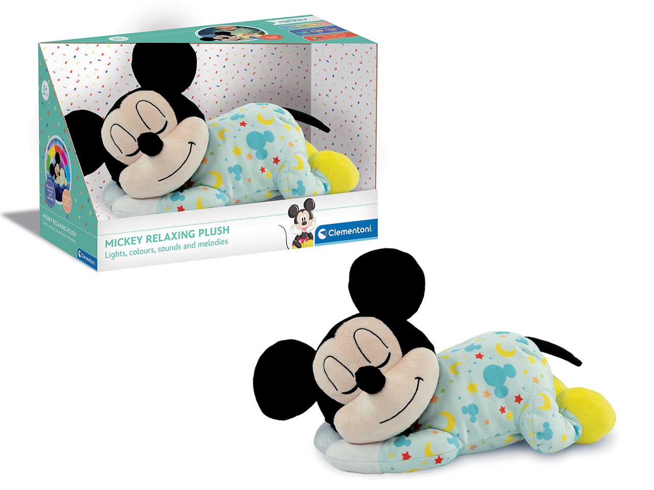 Peluche Rilassante Mickey Mindfulness Plush per il Benessere del Bambino - Clementoni