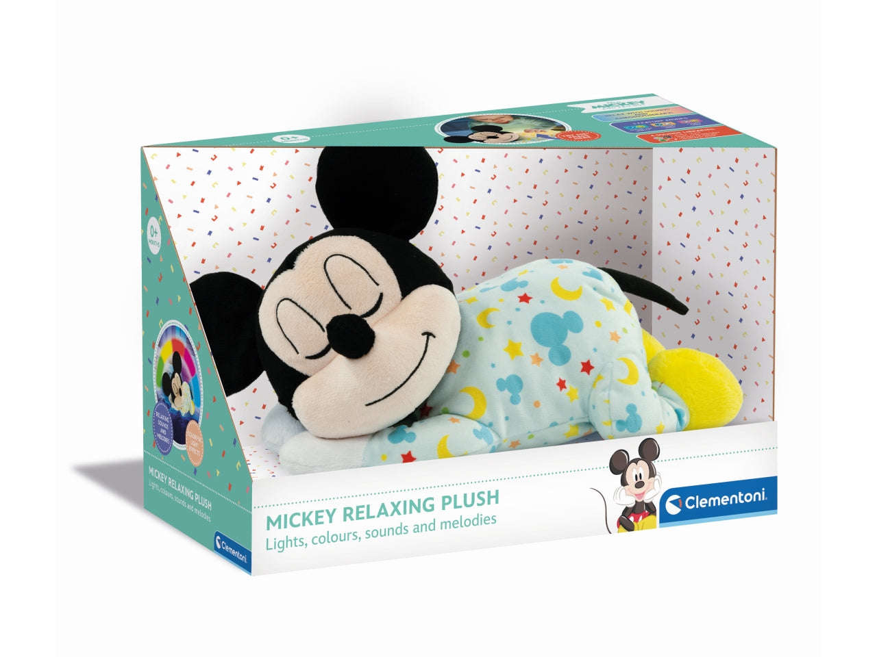 Peluche Rilassante Mickey Mindfulness Plush per il Benessere del Bambino - Clementoni