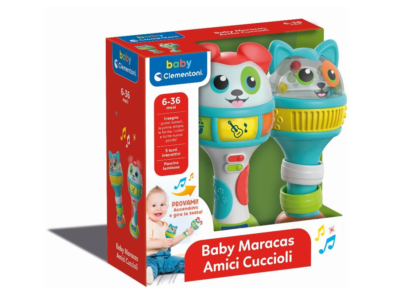 Baby Maracas Amici Cuccioli Clementoni Baby