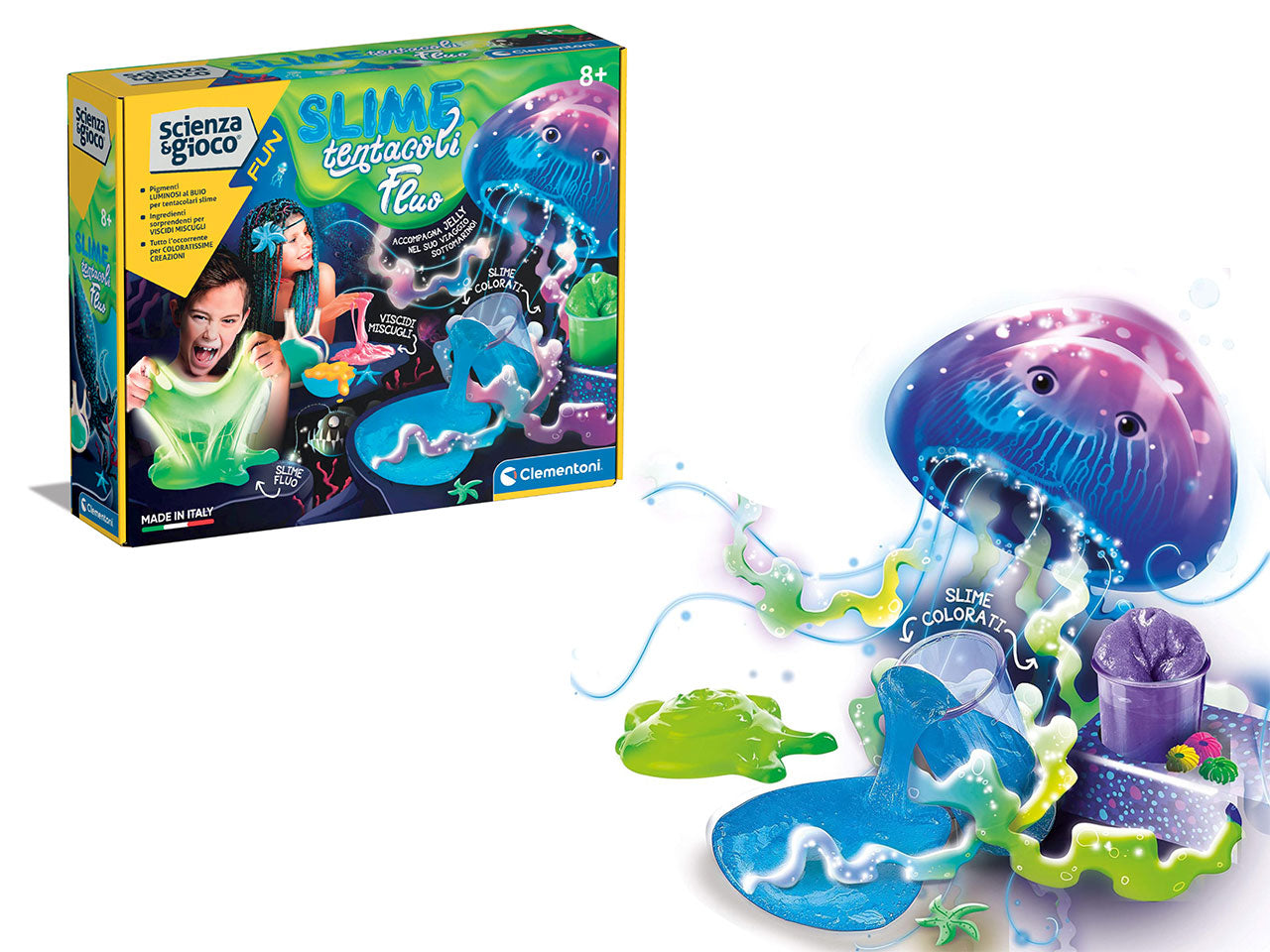 Scienza&gioco slime tentacoli fluo