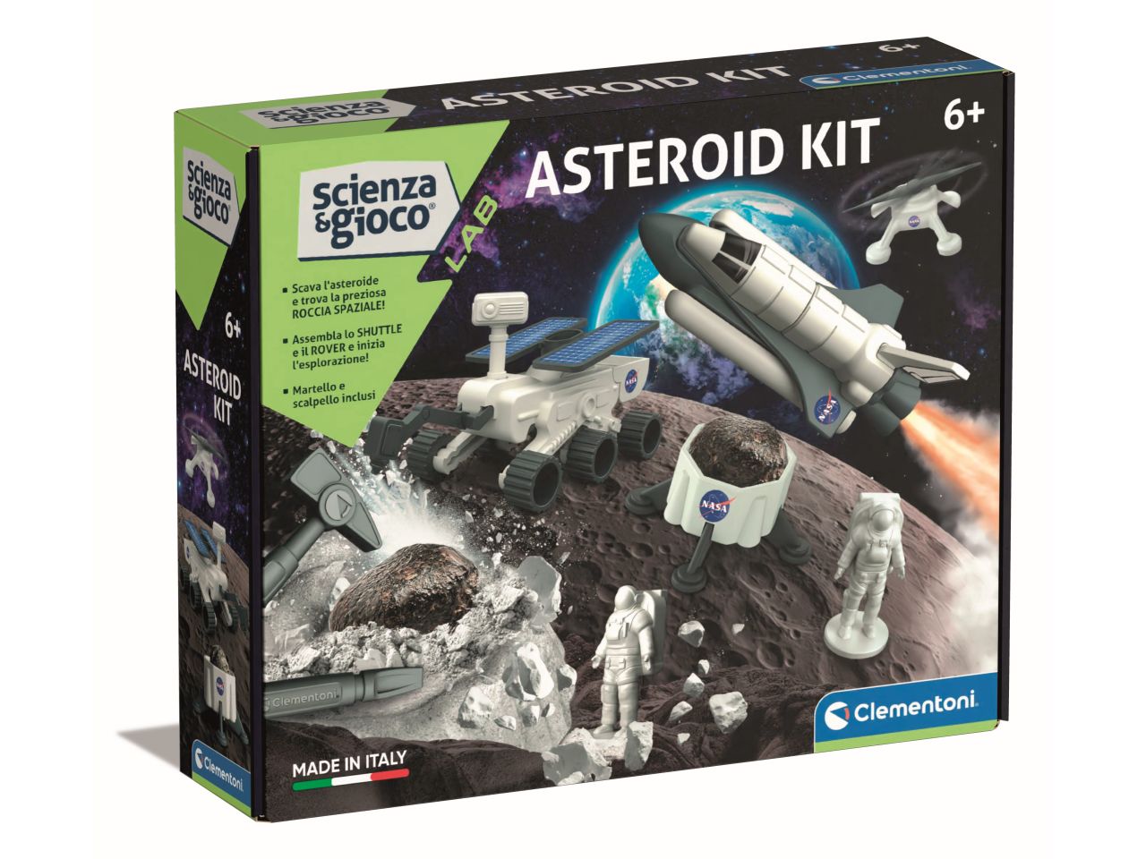 Scienza Lab Kit di Scavo Asteroidi - Clementoni