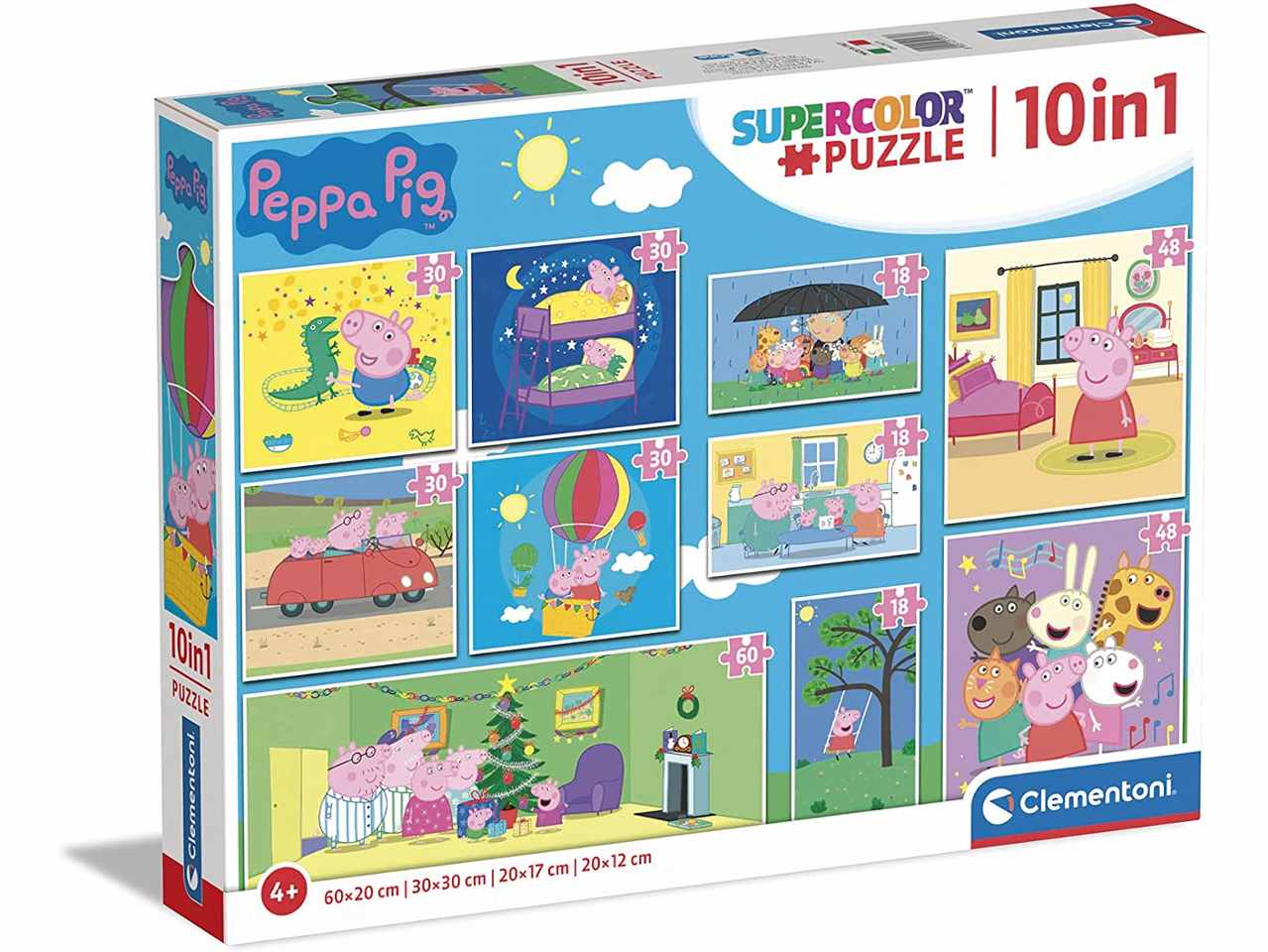 Puzzle 10 in 1 peppa pig 2022 20271