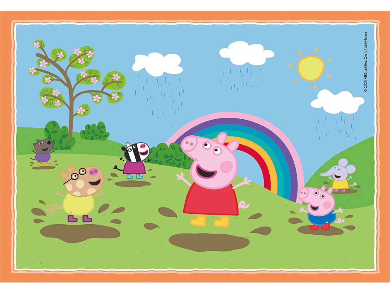 Supercolor Peppa Pig Puzzle 4 in 1 - Clementoni