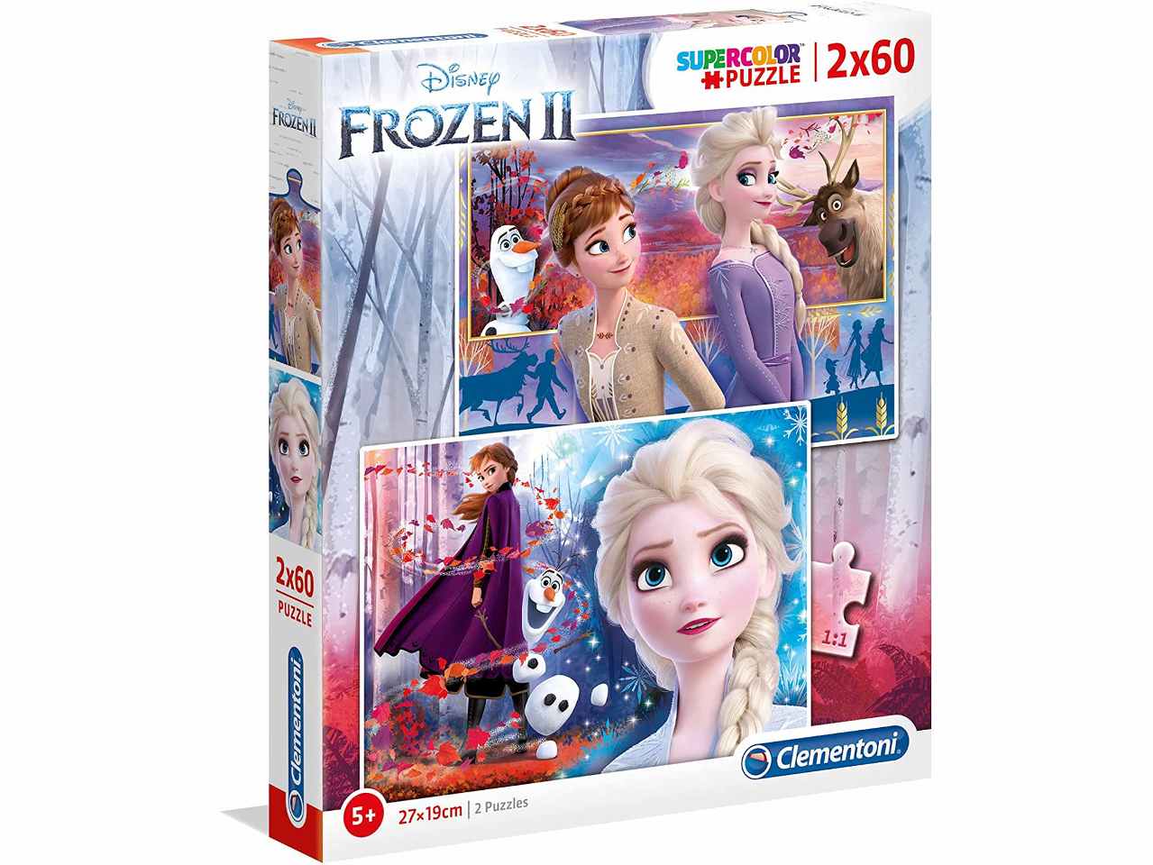 Puzzle 2x60 frozen 2 21609p