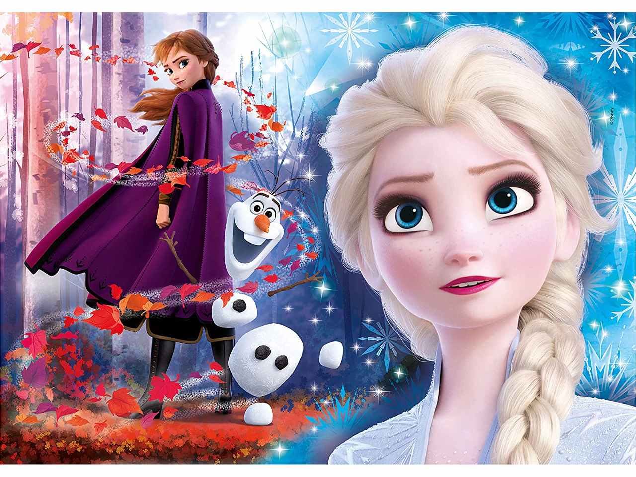 Puzzle 2x60 frozen 2 21609p