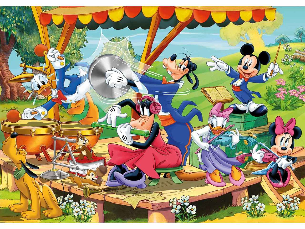 Puzzle 2x60 mickey and friends 21620p