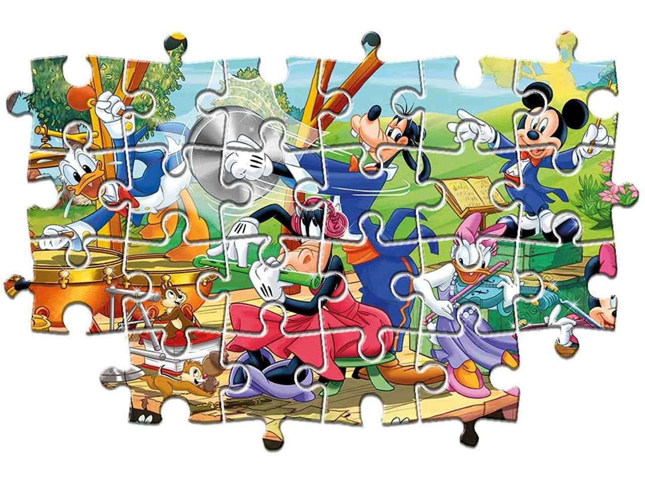 Puzzle 2x60 mickey and friends 21620p