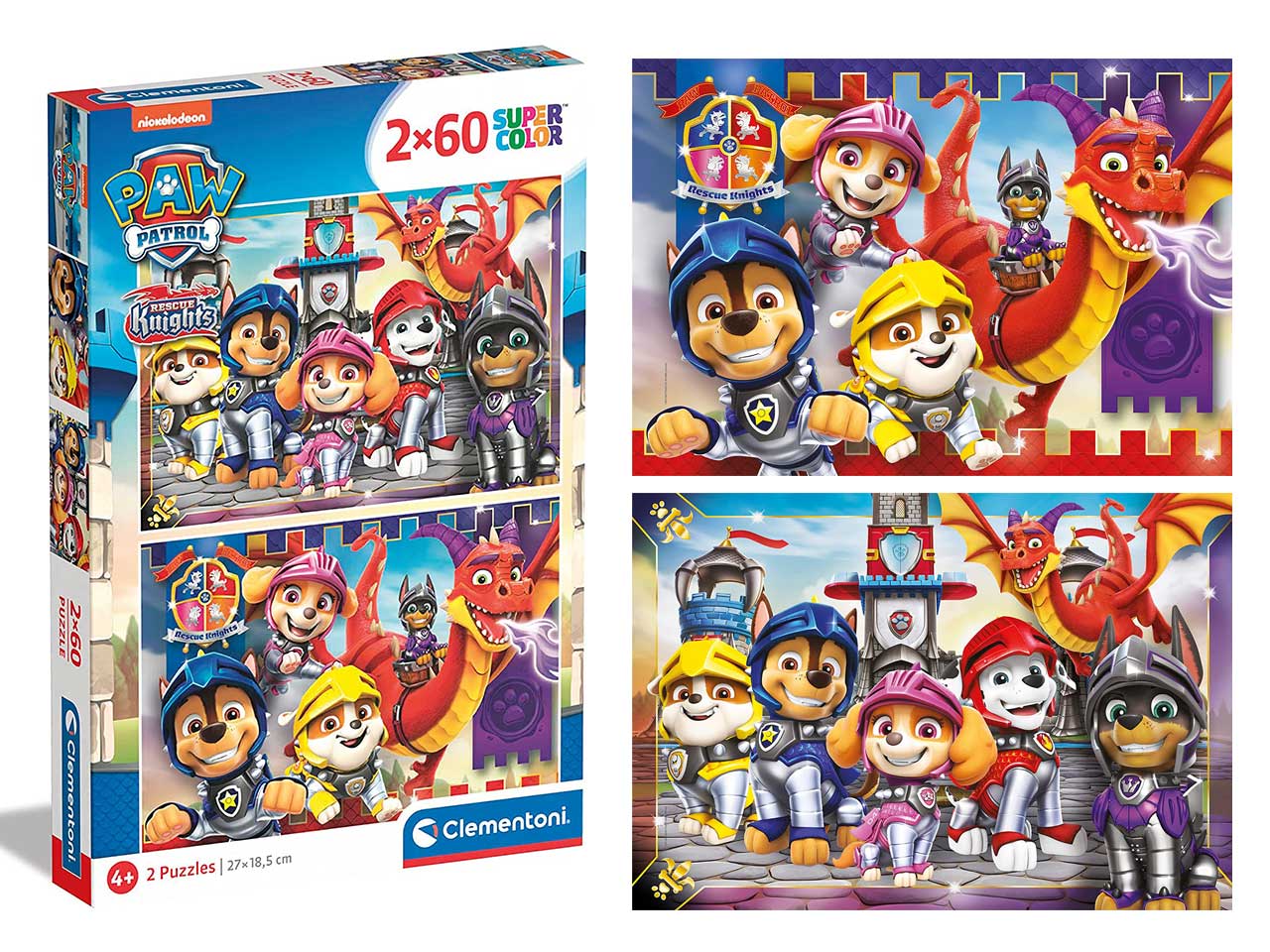 Puzzle 2x60 paw patrol