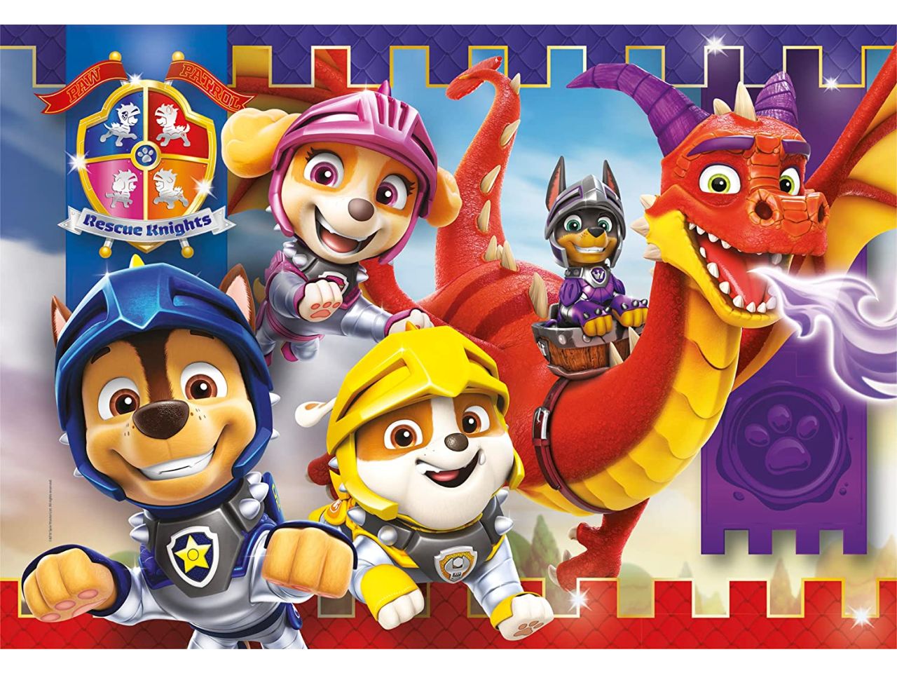 Puzzle 2x60 paw patrol