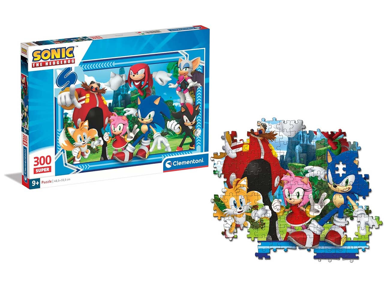 Clementoni Puzzle 300 pezzi Super Sonic per ragazzi 9+