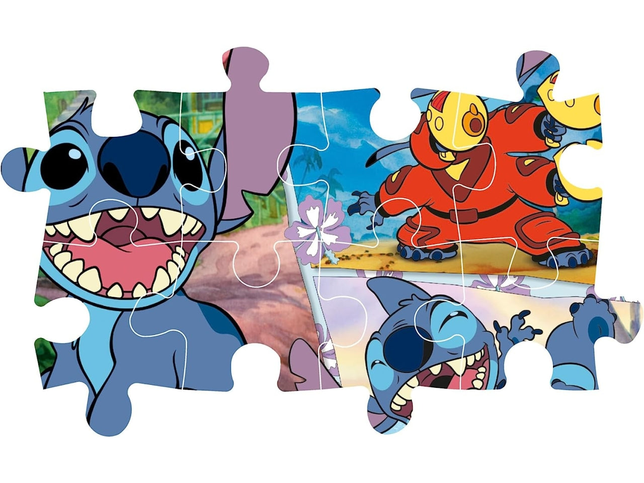 Stitch Supercolor Stitch Puzzle Cartoni Animati 104 pezzi - Clementoni