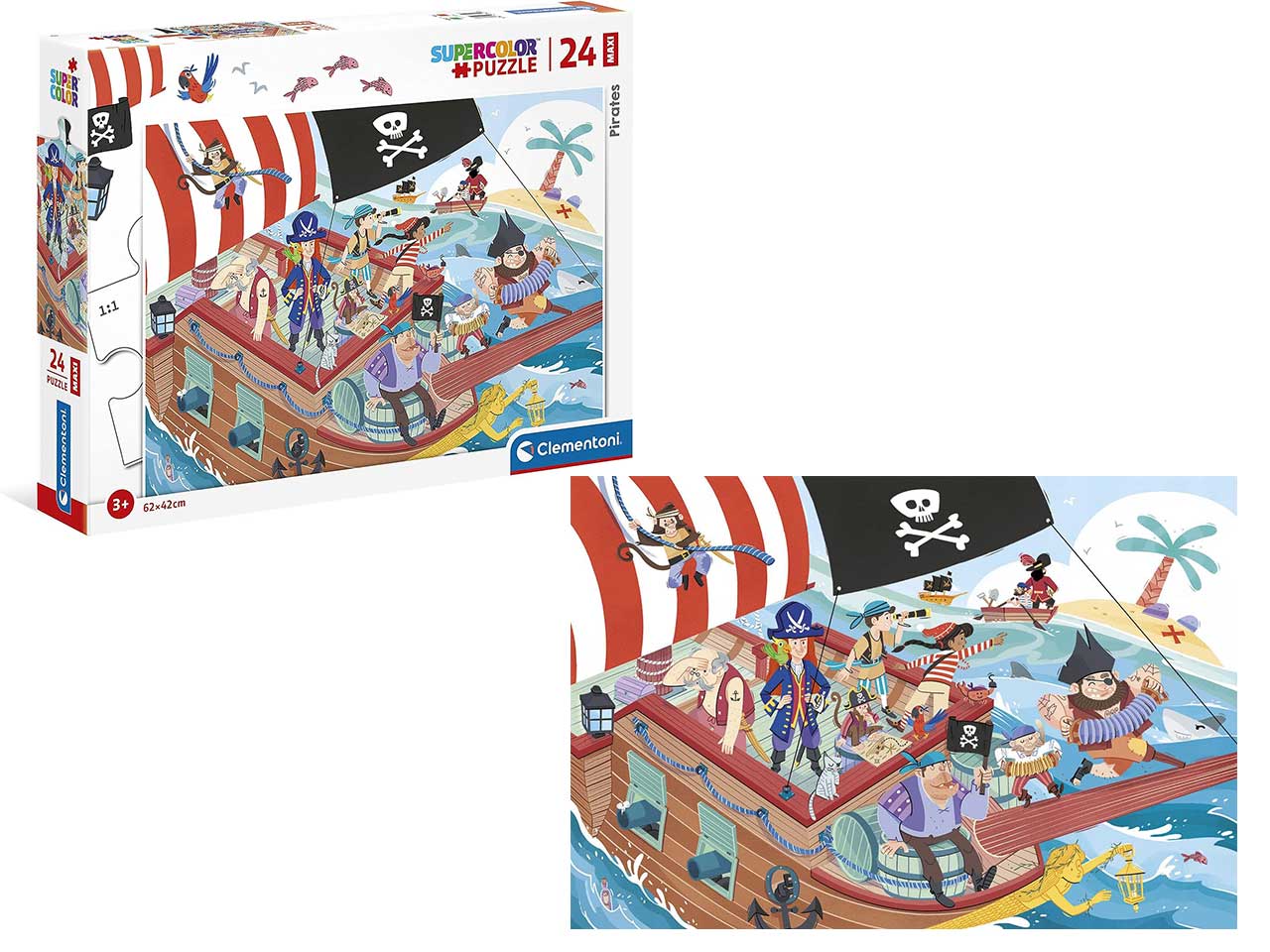 Puzzle 24pz maxi pirates 2020 24209