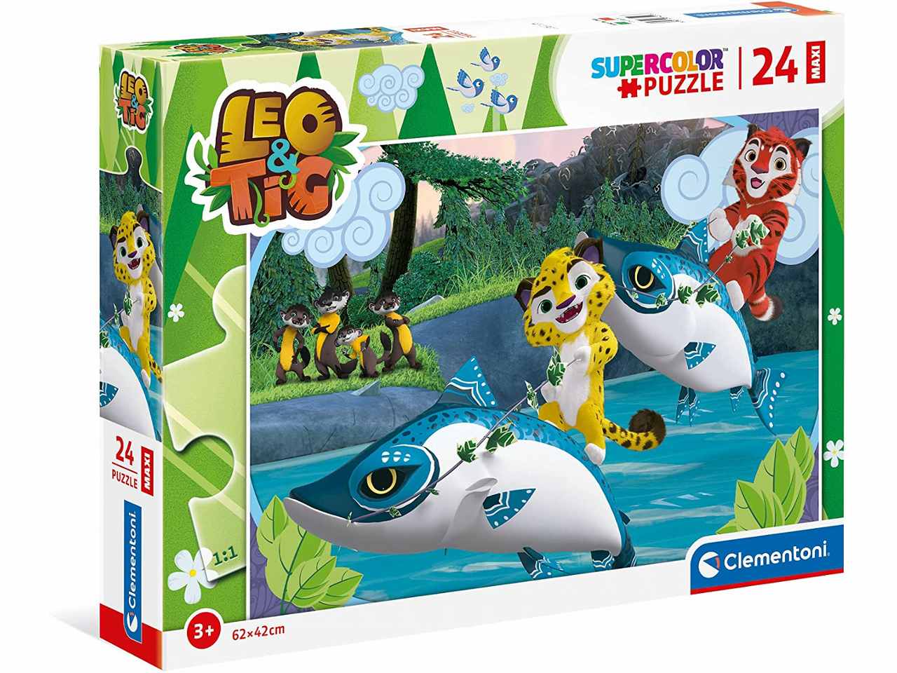 Puzzle 24pz maxi leo&tig 24223