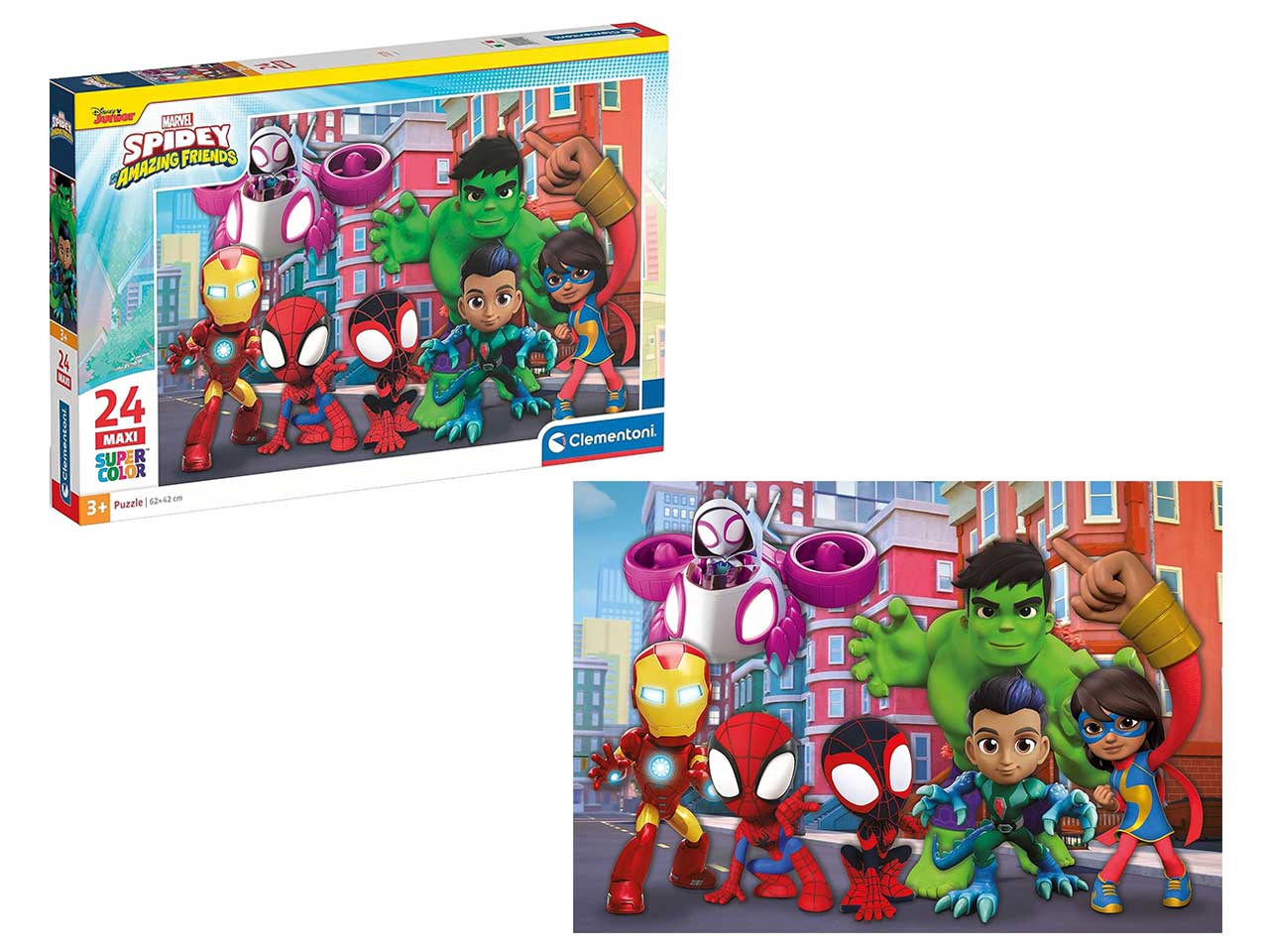 Marvel Spidey And His Amazing Friends Puzzle Cartoni Animati 24pezzi - Clementoni