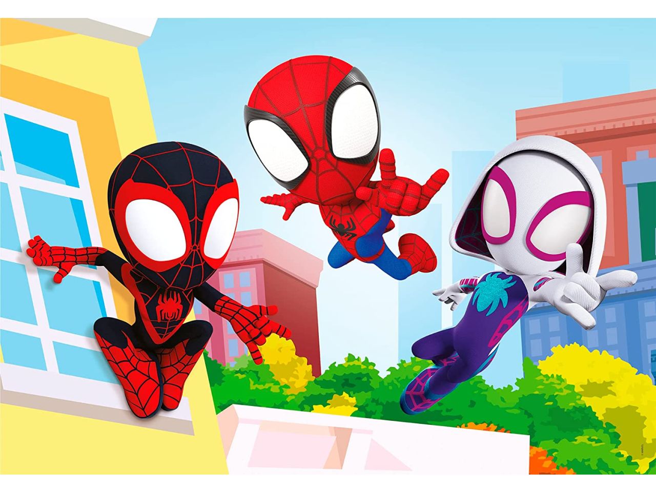 Supercolor Puzzle Spidey and His Amazing Friends Puzzle Bambini 2x20 pezzi - Clementoni