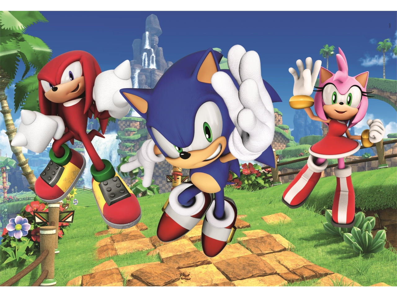 Puzzle 104 pezzi maxi sonic