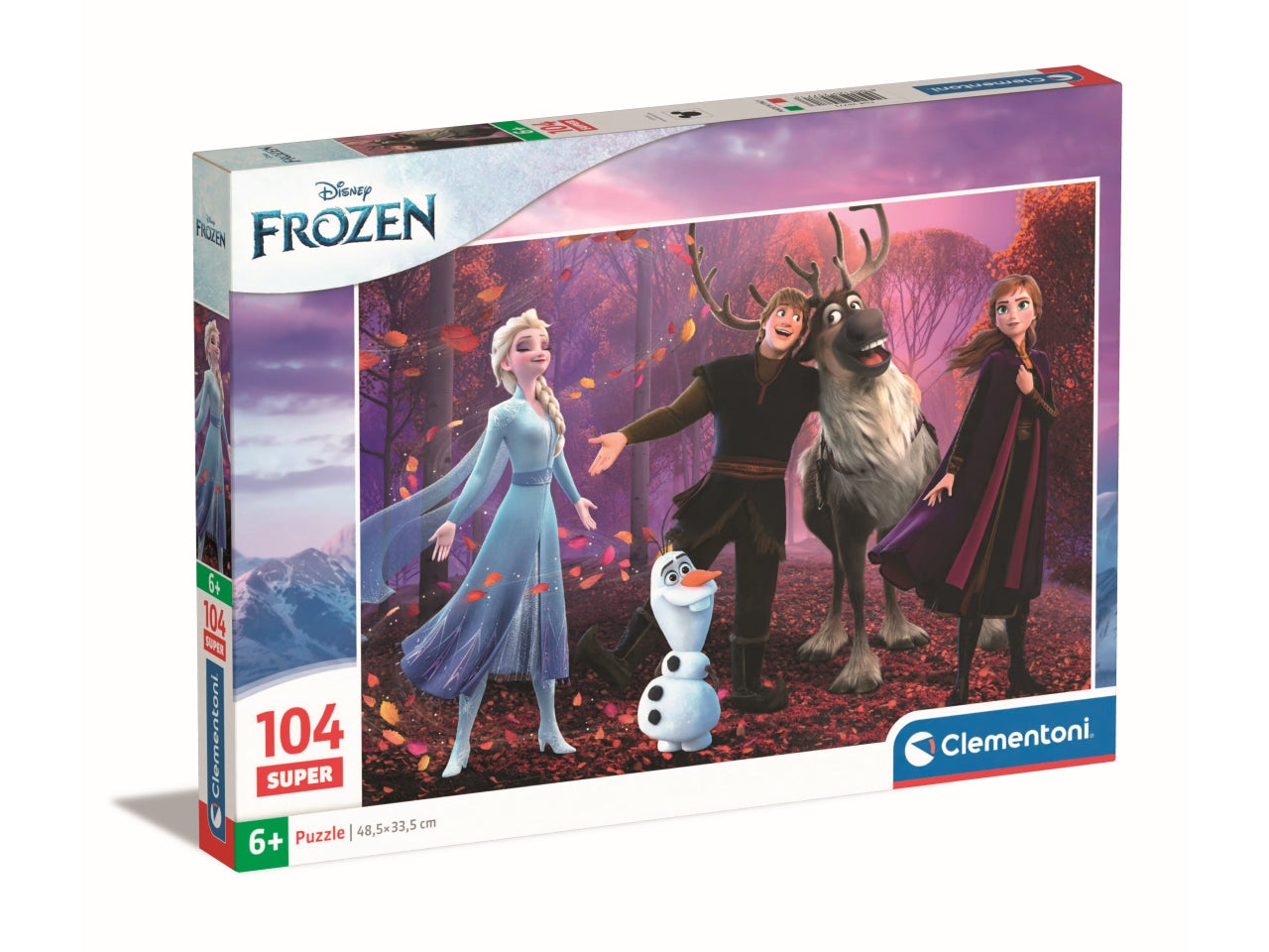 Puzzle 104 pezzi super disney frozen