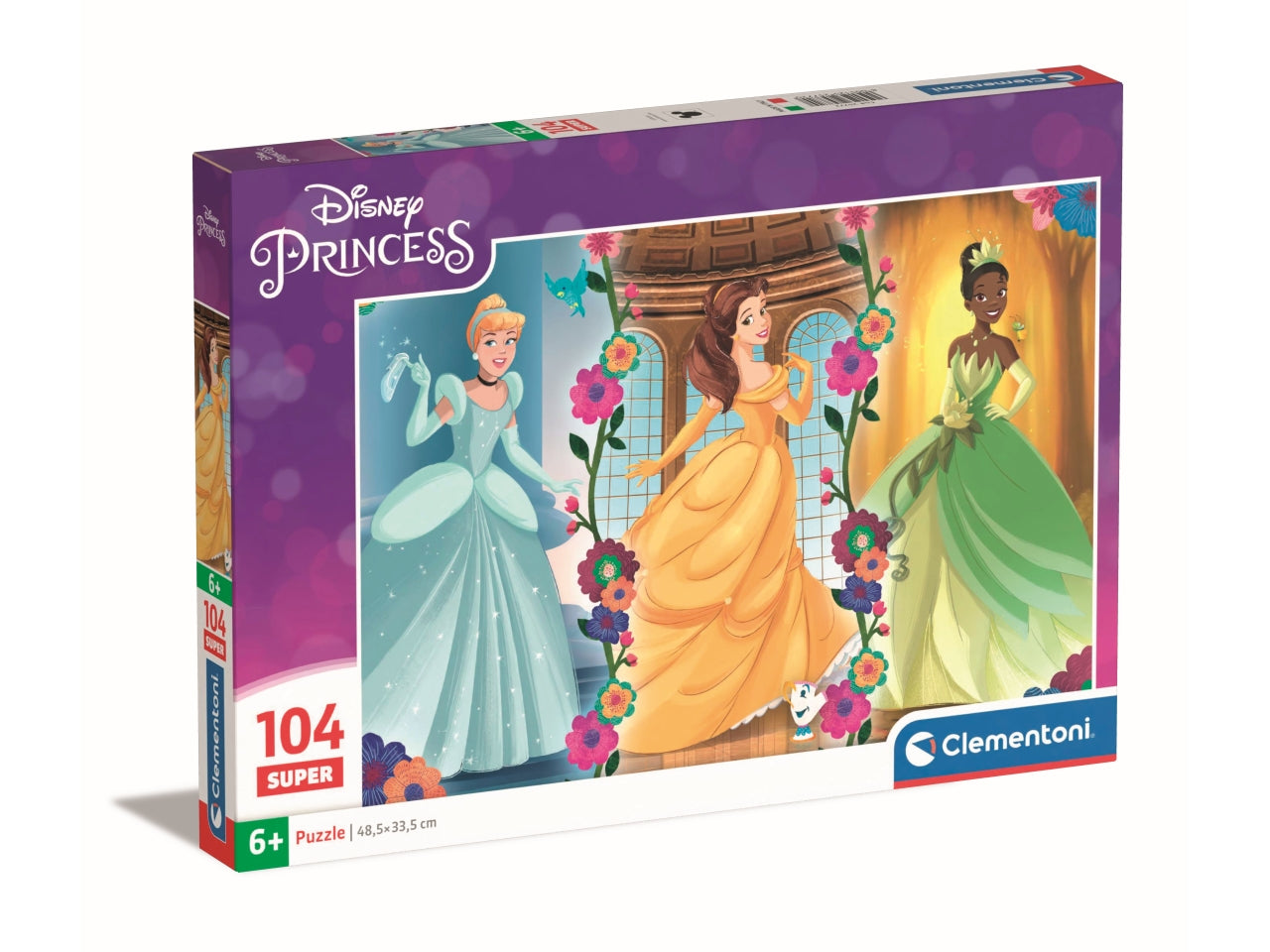 Puzzle 104 pezzi super disney princess