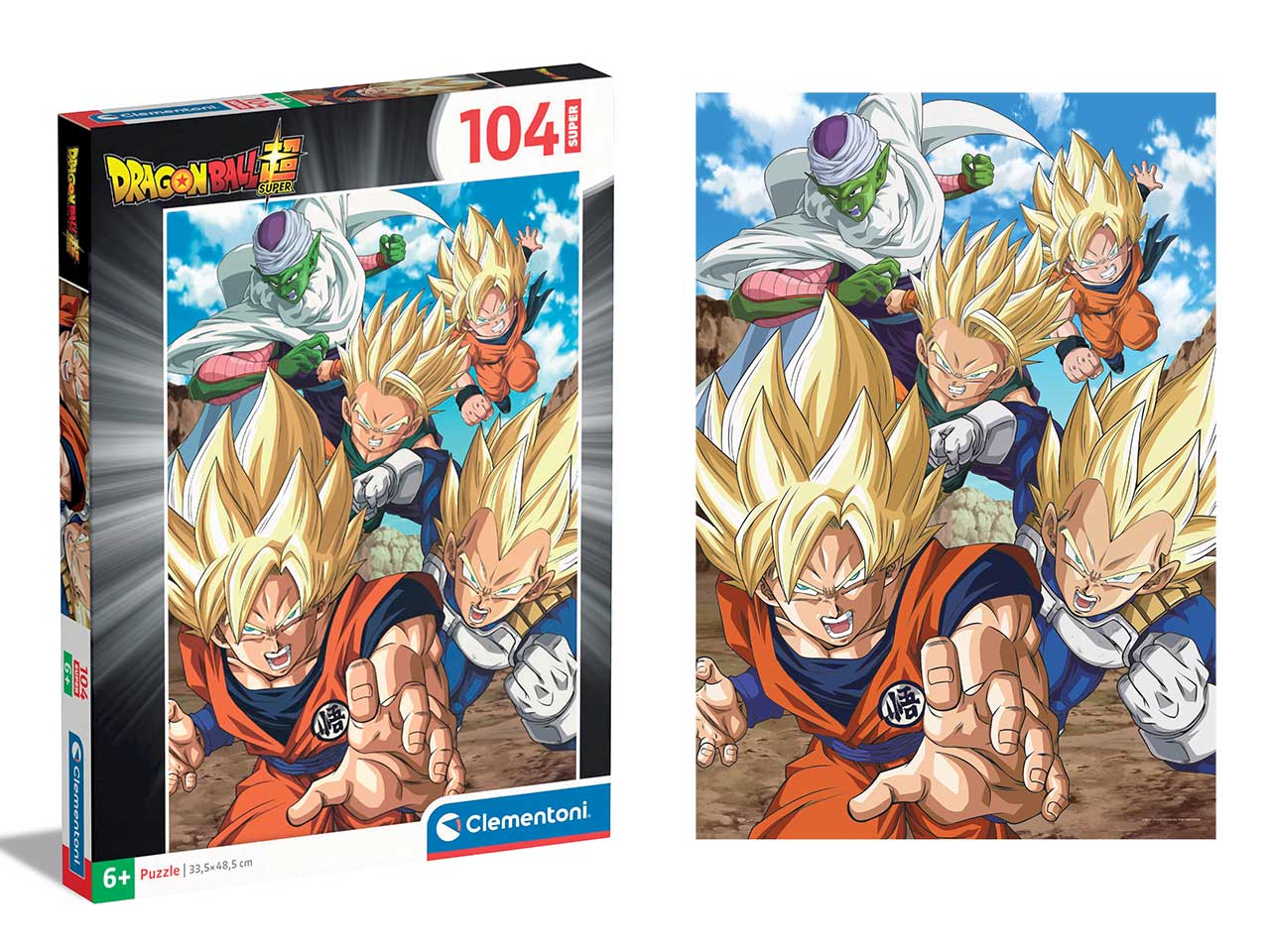 Puzzle 104 pezzi super dragonball