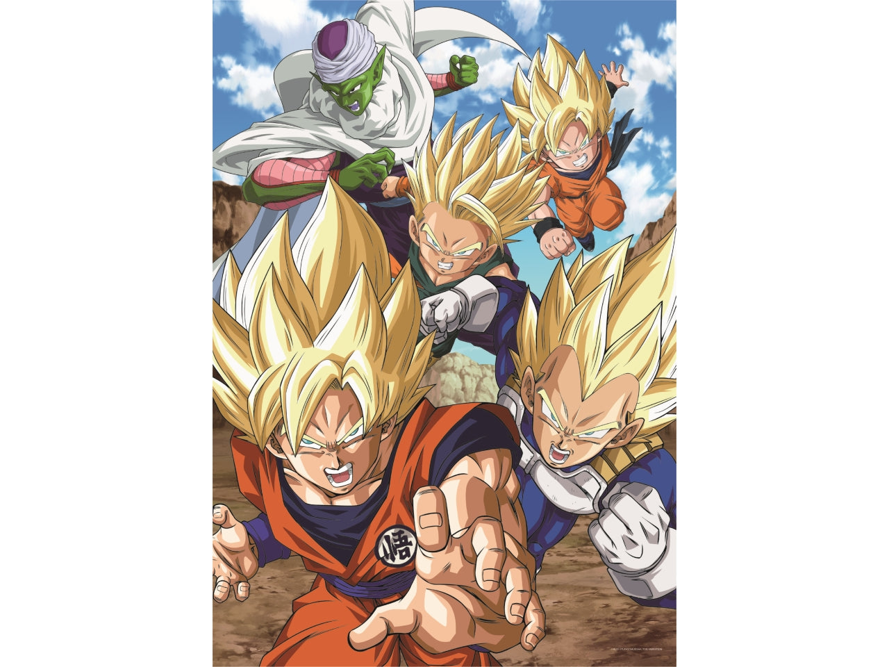 Puzzle 104 pezzi super dragonball