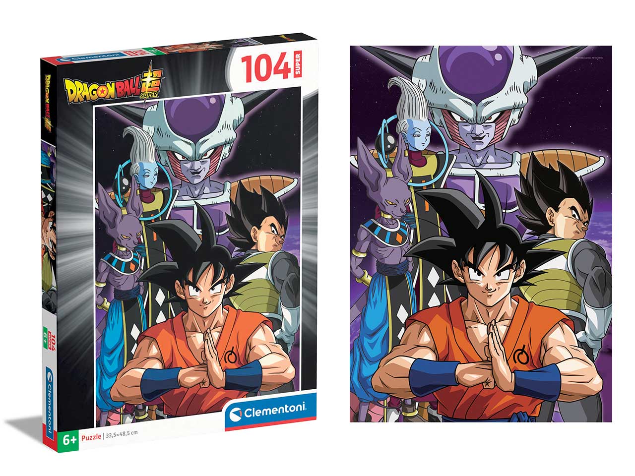 Puzzle 104 pezzi super dragonball 2