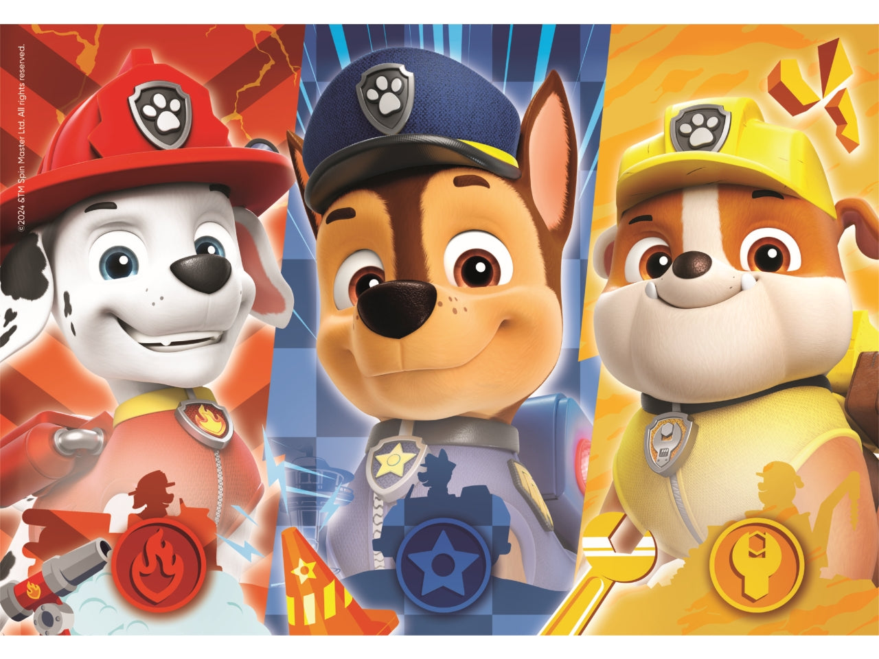 Puzzle 104 pezzi super paw patrol