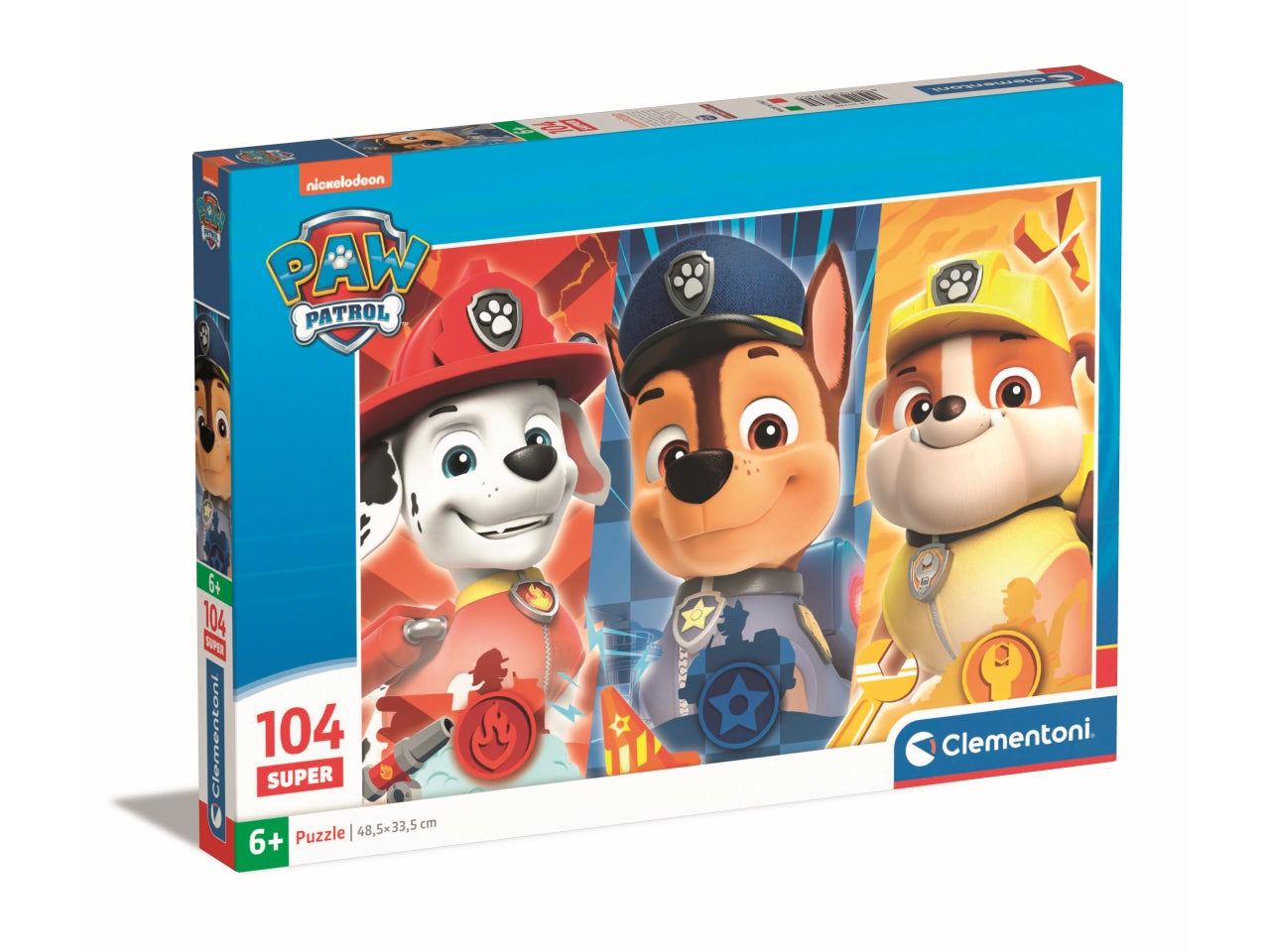 Puzzle 104 pezzi super paw patrol