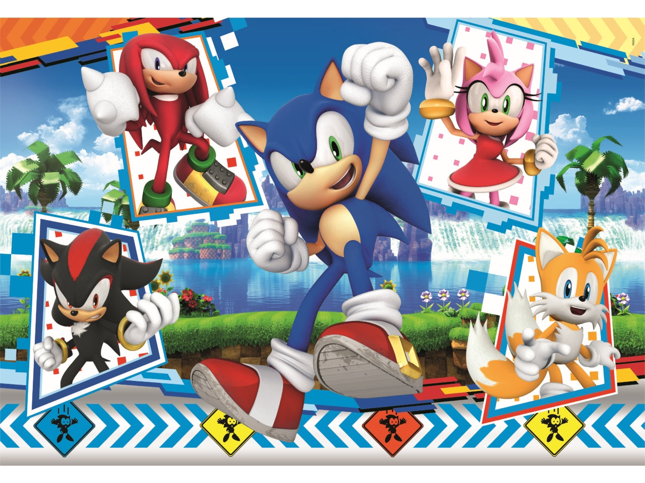 Puzzle 24 pezzi maxi sonic