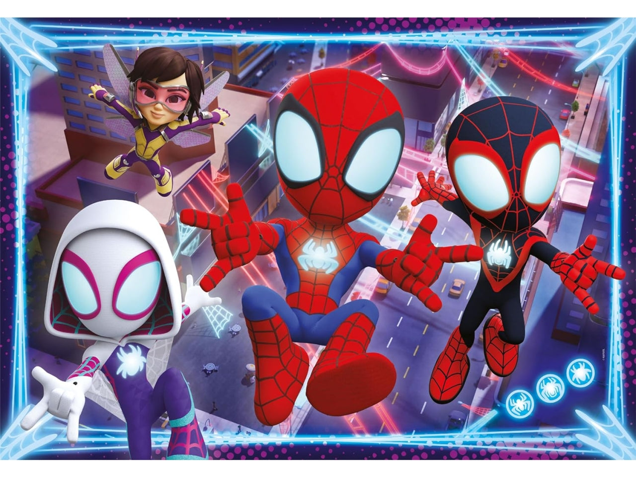 Marvel Spidey And His Amazing Friends Puzzle Cartoni Animati 24 pezzi- Clementoni