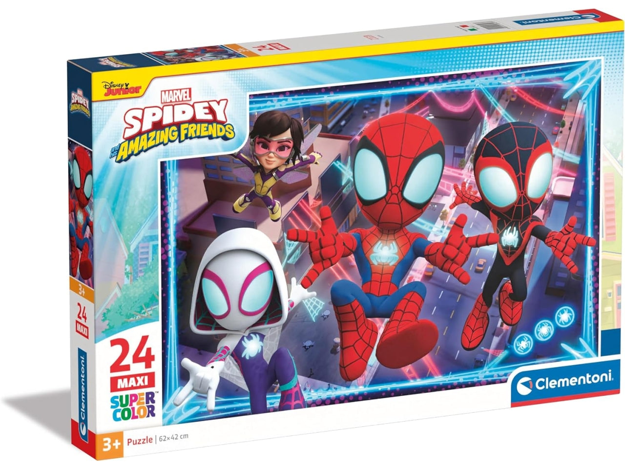 Marvel Spidey And His Amazing Friends Puzzle Cartoni Animati 24 pezzi- Clementoni