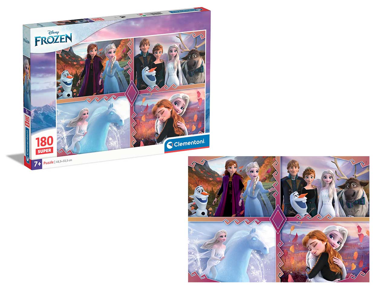 Puzzle 180 pezzi super disney frozen