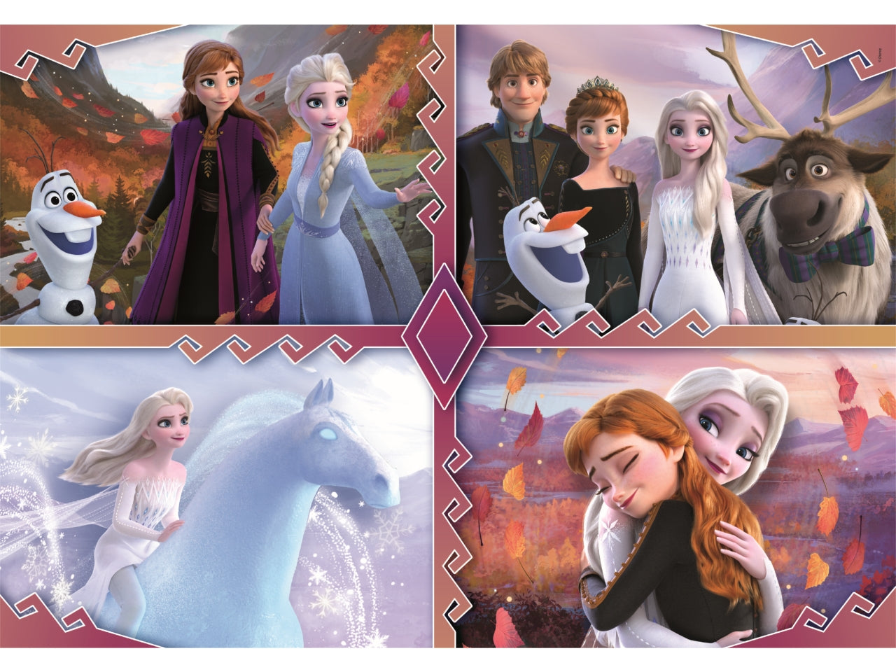 Puzzle 180 pezzi super disney frozen