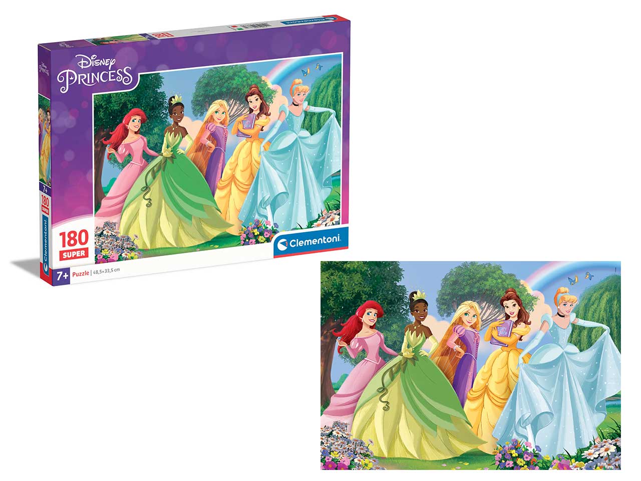 Puzzle 180 pezzi super princess