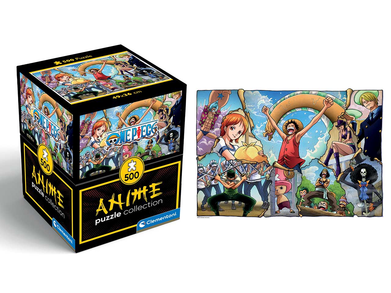 Puzzle anime 500 pezzi cube one piece