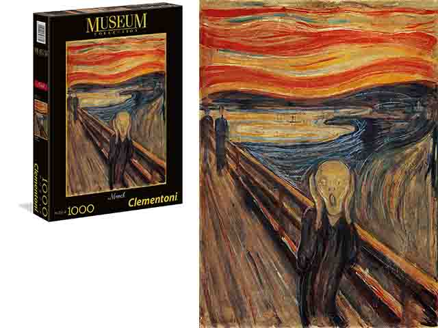 Puzzle 1000 pezzi museum urlo munch 39377