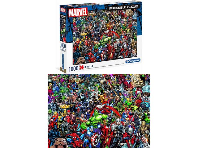 Puzzle 1000 pezzi impossible marvel 39411