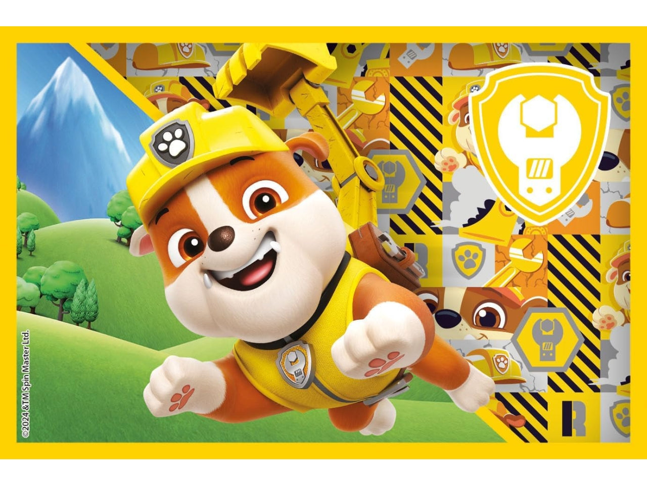 Puzzle 6 cubi Paw Patrol in cartone, 12x8 cm, 2+ anni, Made in Italy - Clementoni