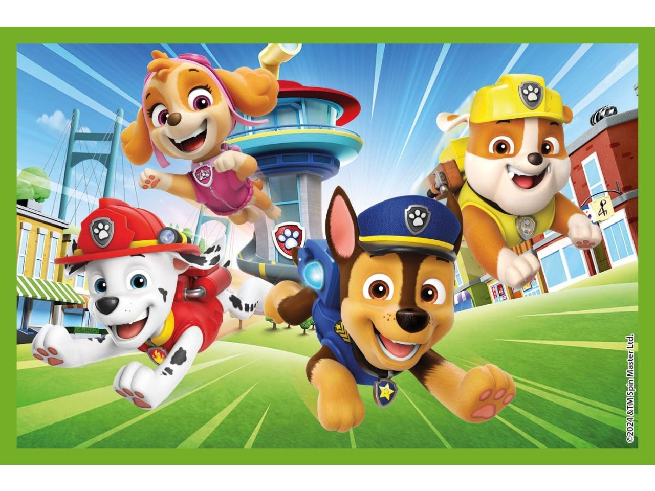 Puzzle 6 cubi Paw Patrol in cartone, 12x8 cm, 2+ anni, Made in Italy - Clementoni