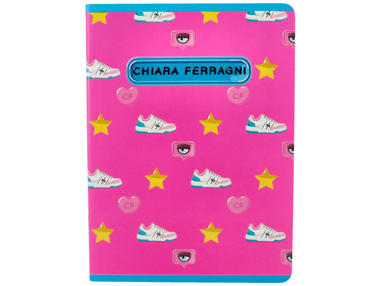 Quaderno maxi rigatura 1r chiara ferragni 42 fogli misura 21x29,7cm 80 gr - assortiti