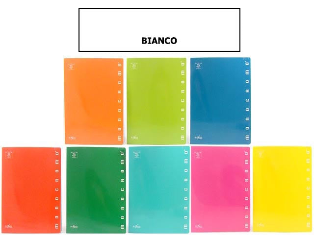 Quaderno pigna maxi a4 rigatura: bianco colori assortiti 210x297mm 80gr