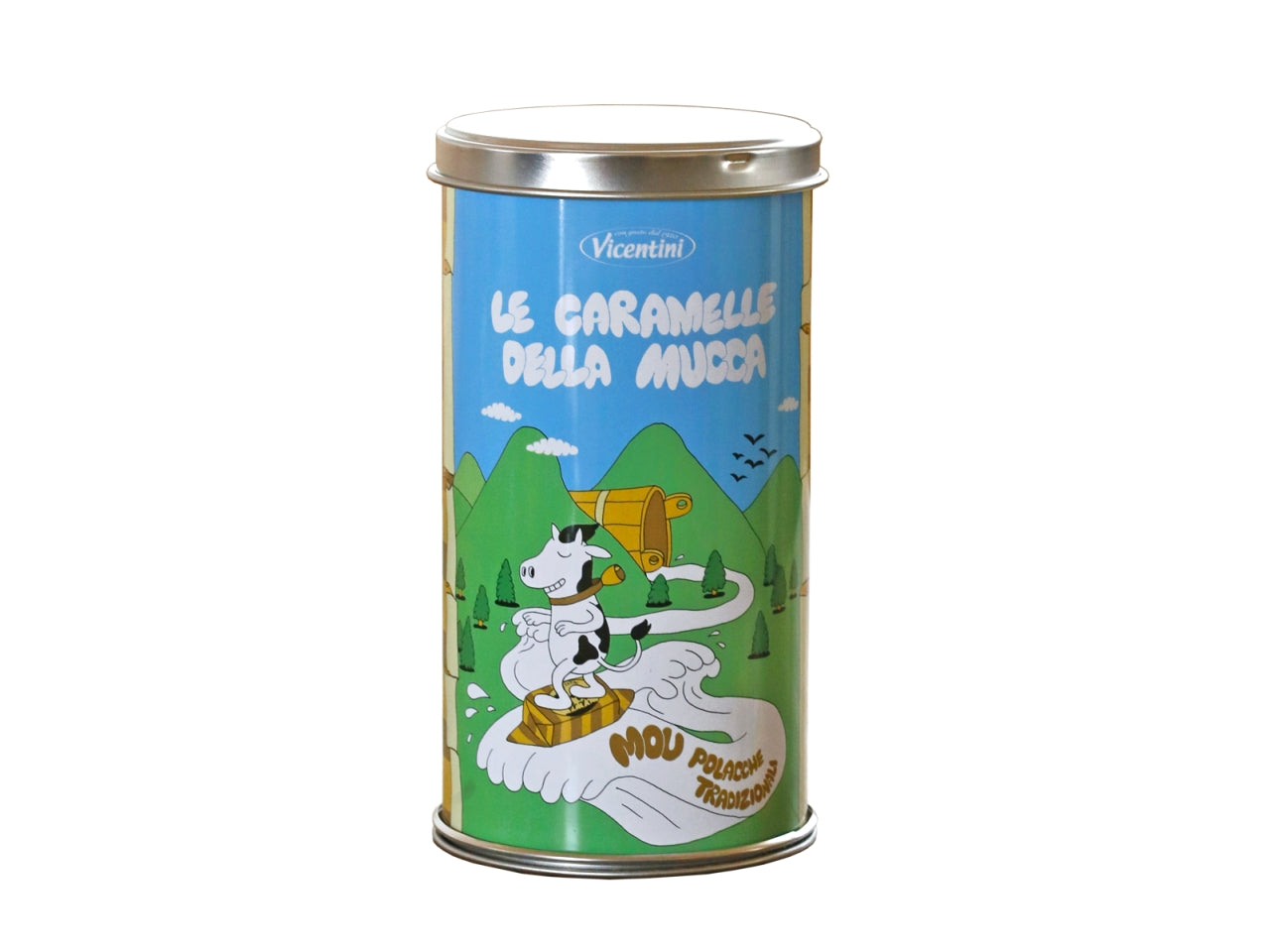Lattina le caramelle mou della mucca polacche 230gr