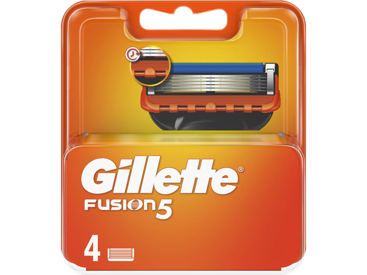 Ricambi testine Gillette Fusion 5 con 5 Lame: 4 Pezzi, Compatibili con rasoi Fusion5 $
